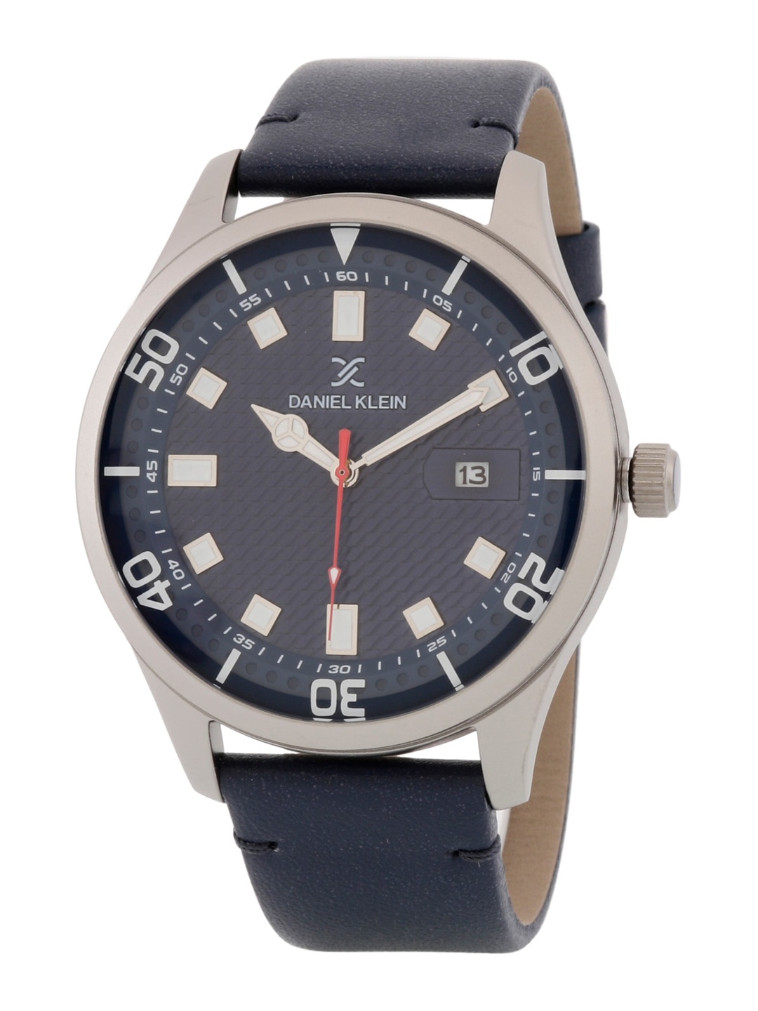 

Daniel Klein Men Blue Dial & Blue Leather Straps Analogue Watch DK 1 12611-6