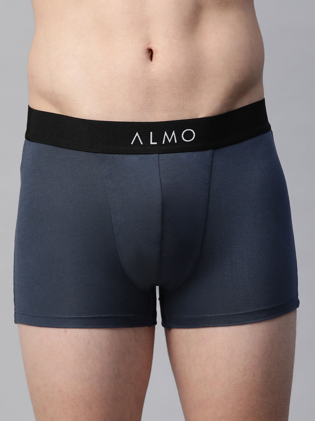 

Almo Wear Men Navy Blue Solid Trunk