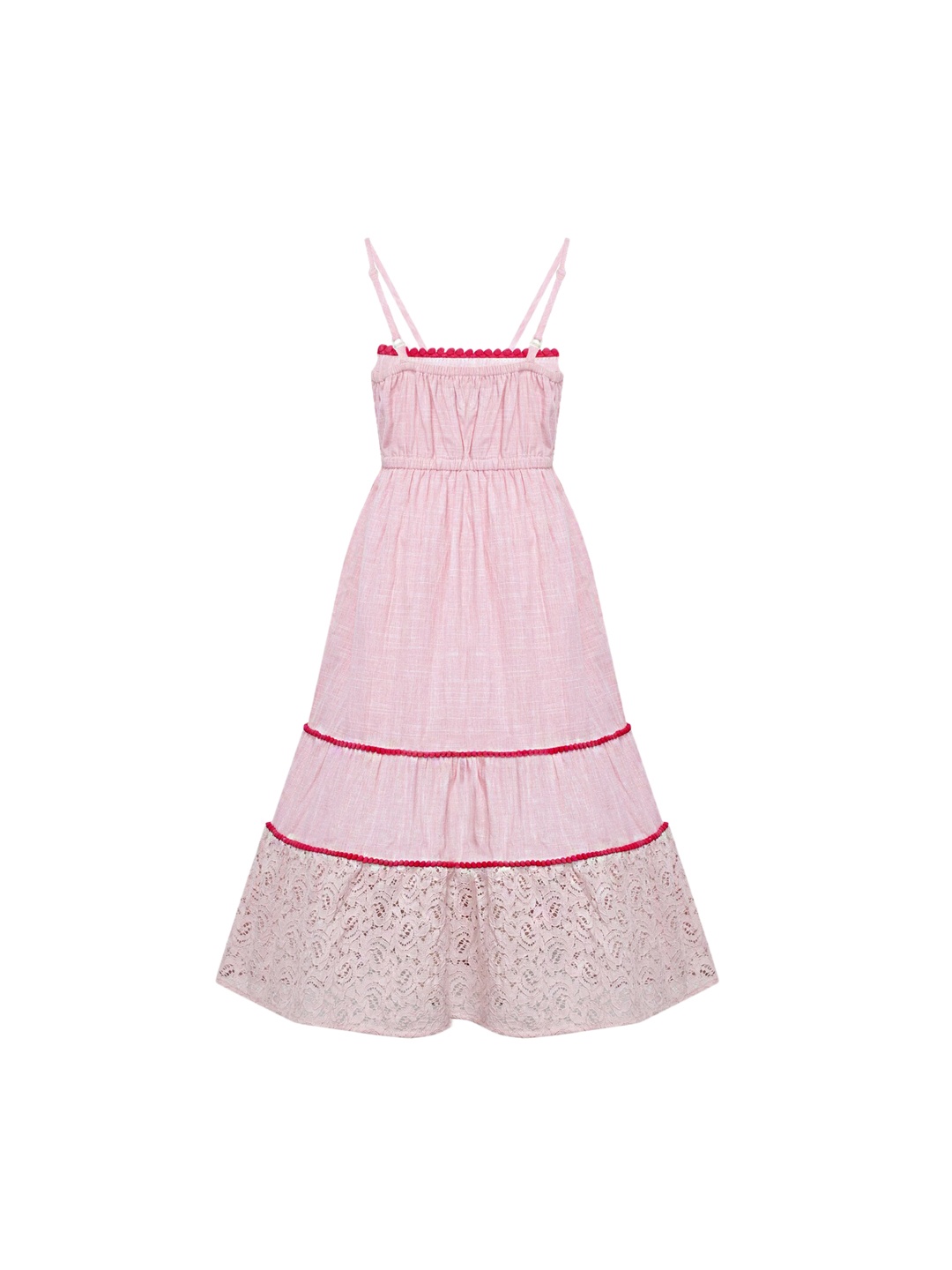 

A Little Fable Girls Pink Dress