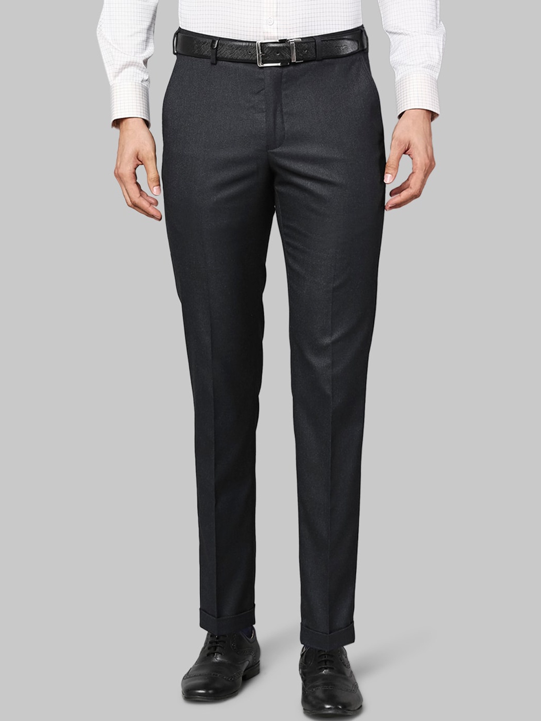 

Park Avenue Men Blue Formal Trousers