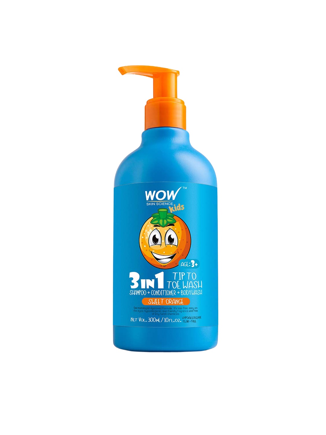 

WOW SKIN SCIENCE Brown 3 in 1 Tip to Toe Wash - Sweet Orange 300 ML