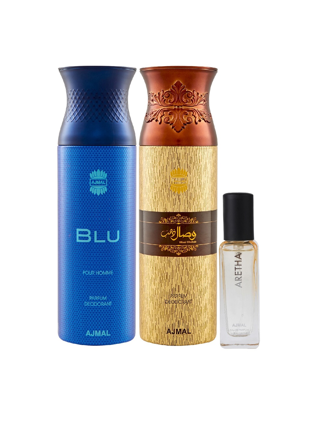 

Ajmal Unisex Pack of 3 Perfume, Multi