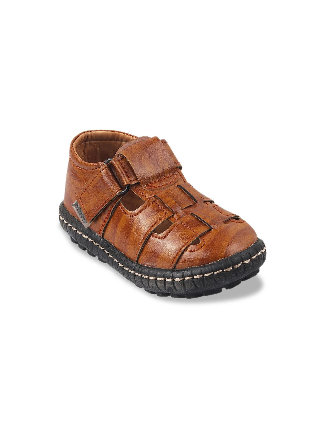 

Jazzy Juniors Boys Tan Leather Fisherman Sandals