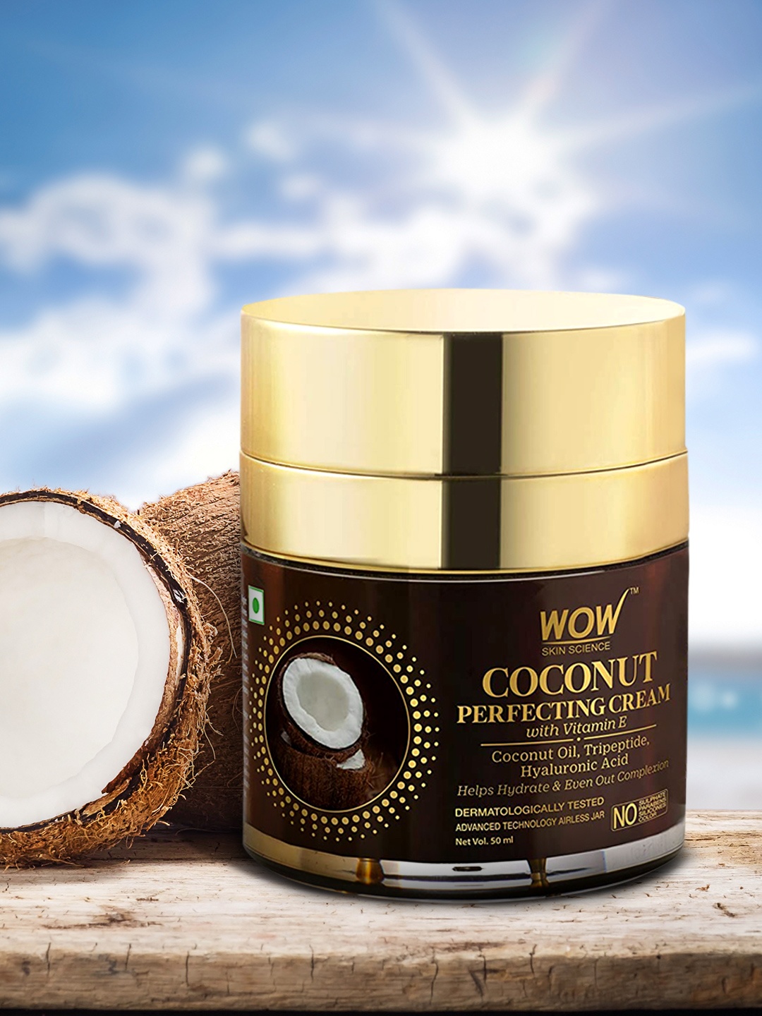 

WOW SKIN SCIENCE Brown Coconut Perfecting Cream - 50 ML