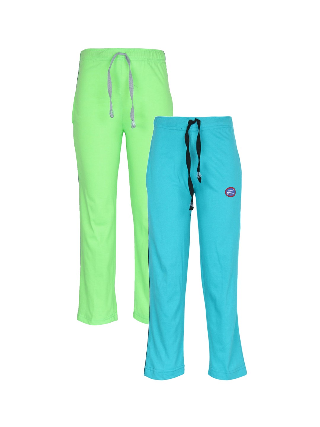 

VIMAL JONNEY Kids Pack of 2 Track Pants, Green