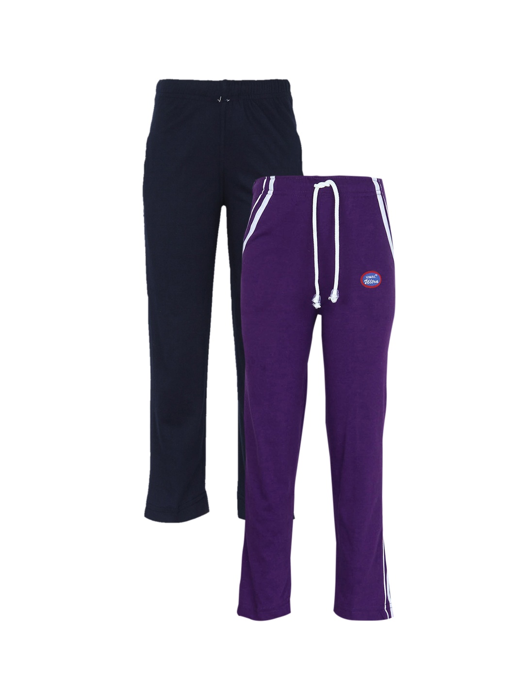 

Vimal Jonney Kids Unisex Pack of 2 Track Pants, Navy blue