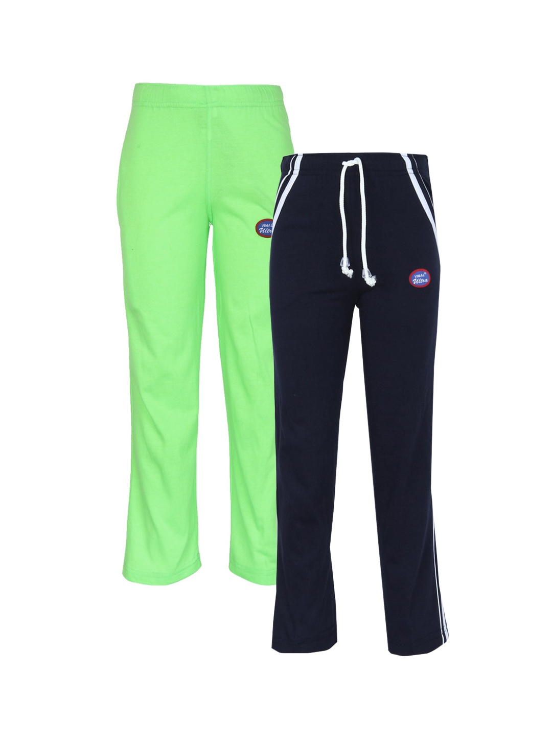 

MACK JONNEY Set-2 Kids Green& Navy Blue Track Pants