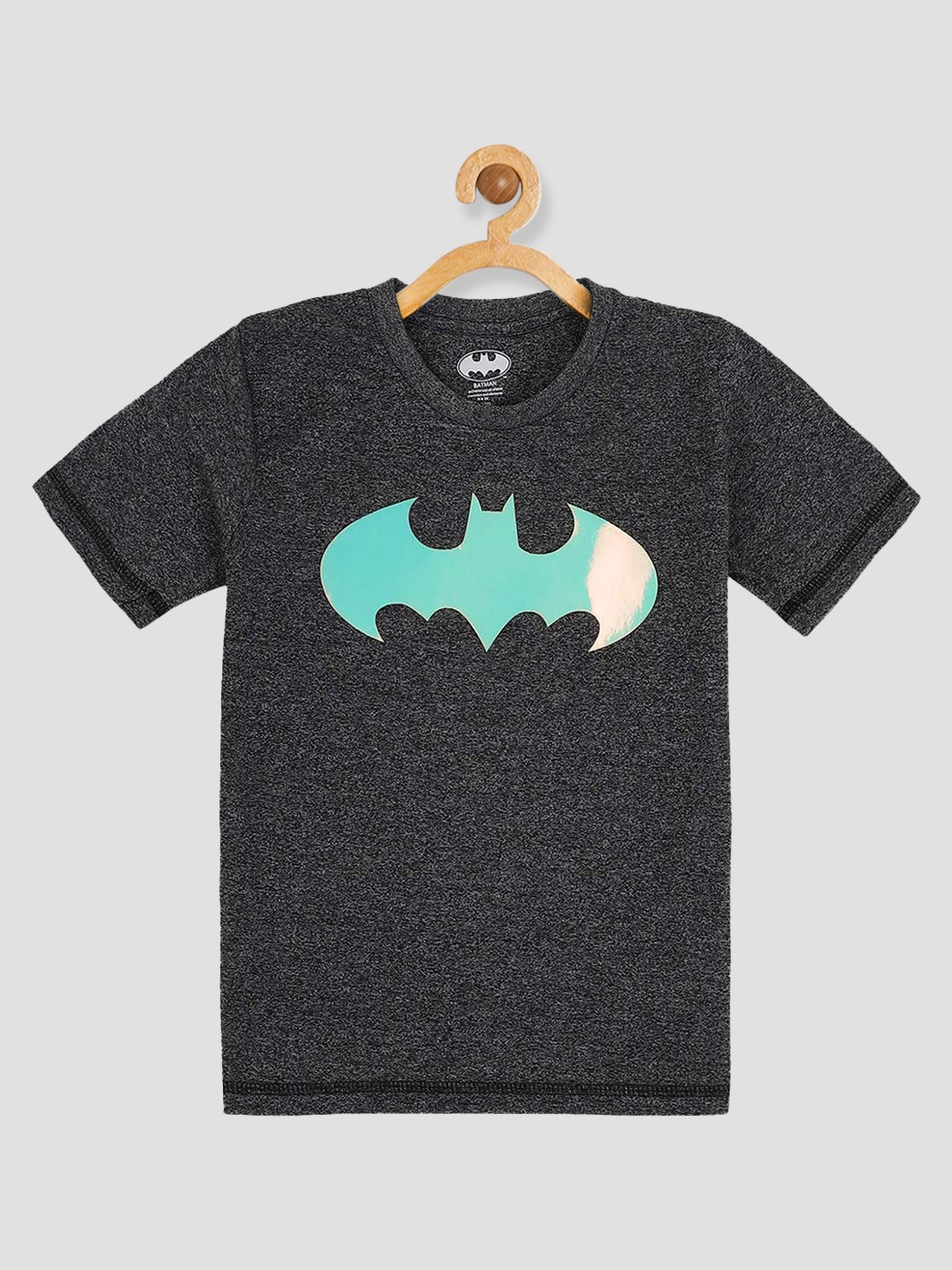 

Kids Ville Boys Black Batman Printed T-shirt