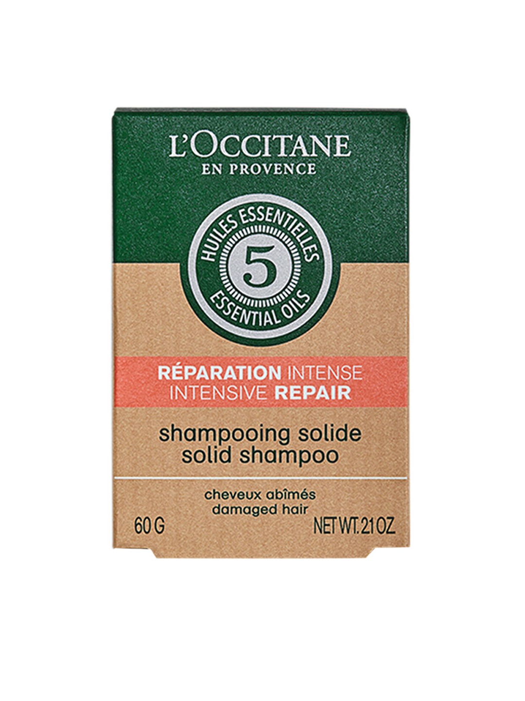 

LOccitane en Provence Transparent Intensive Repair Solid Shampoo 60ml