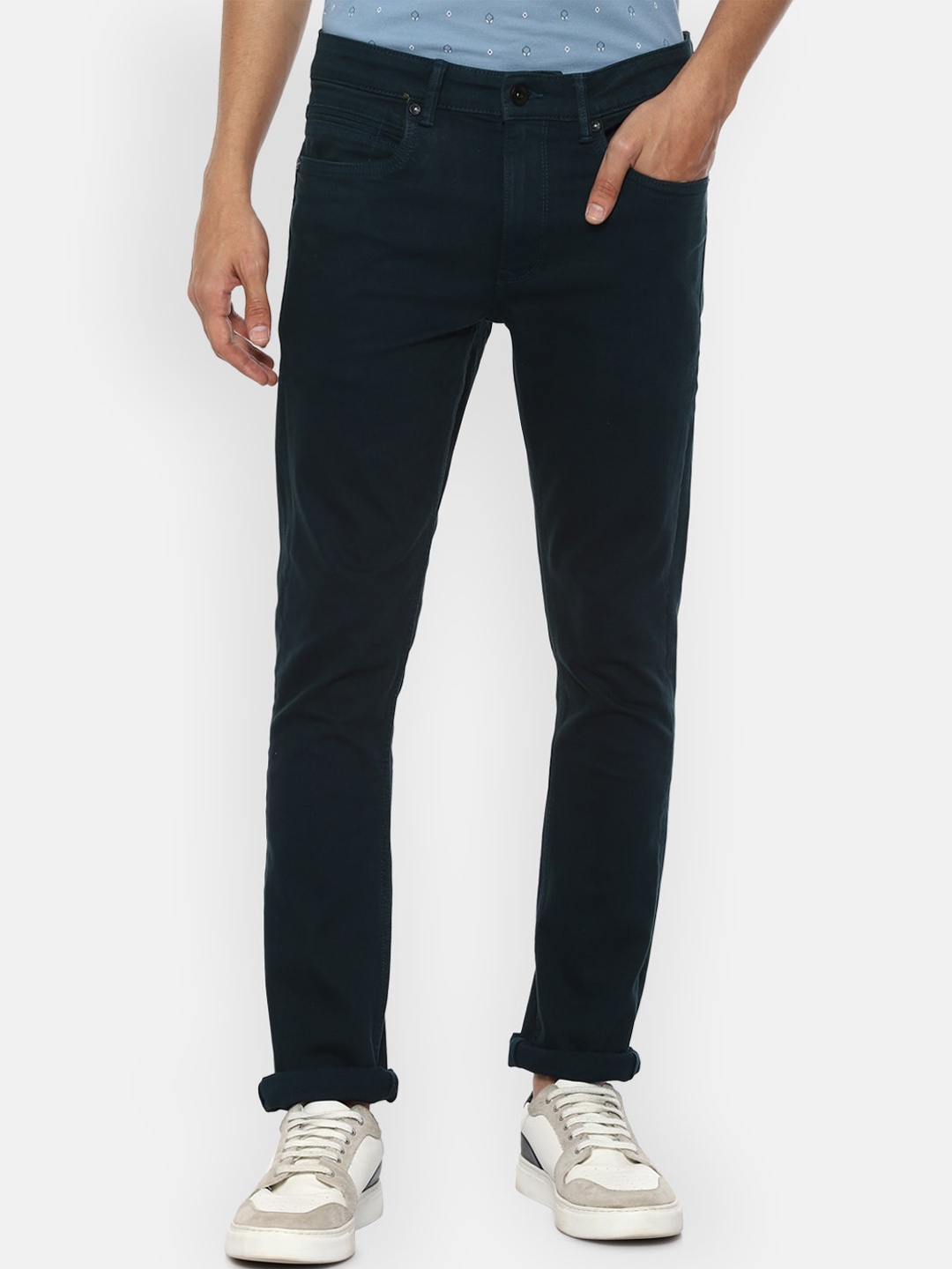 

Louis Philippe Jeans Men Navy Blue Slim Fit Jeans