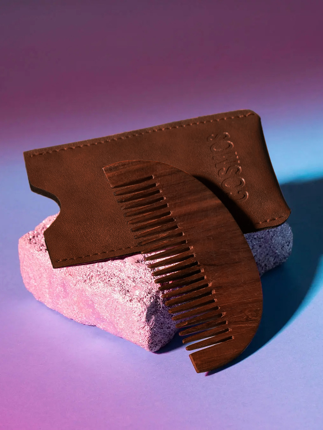 

BEWAKOOF COSMOS Touch of Universe Beard Comb, Brown