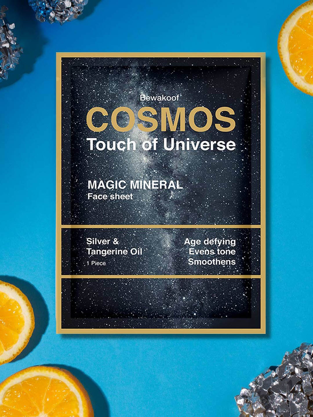 

BEWAKOOF COSMOS Touch of Universe Magic Mineral Face Sheet - 20 gm, White