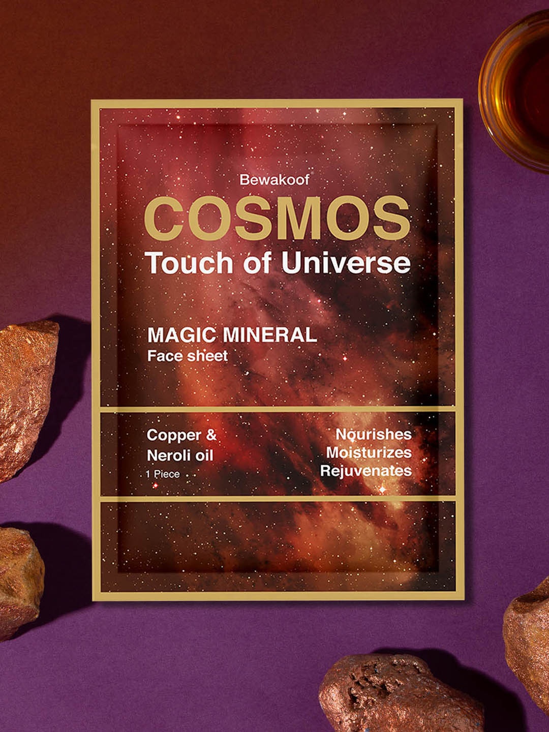 

BEWAKOOF COSMOS Magic Mineral Face Sheet With Copper & Neroli Oil - 20 gm, White