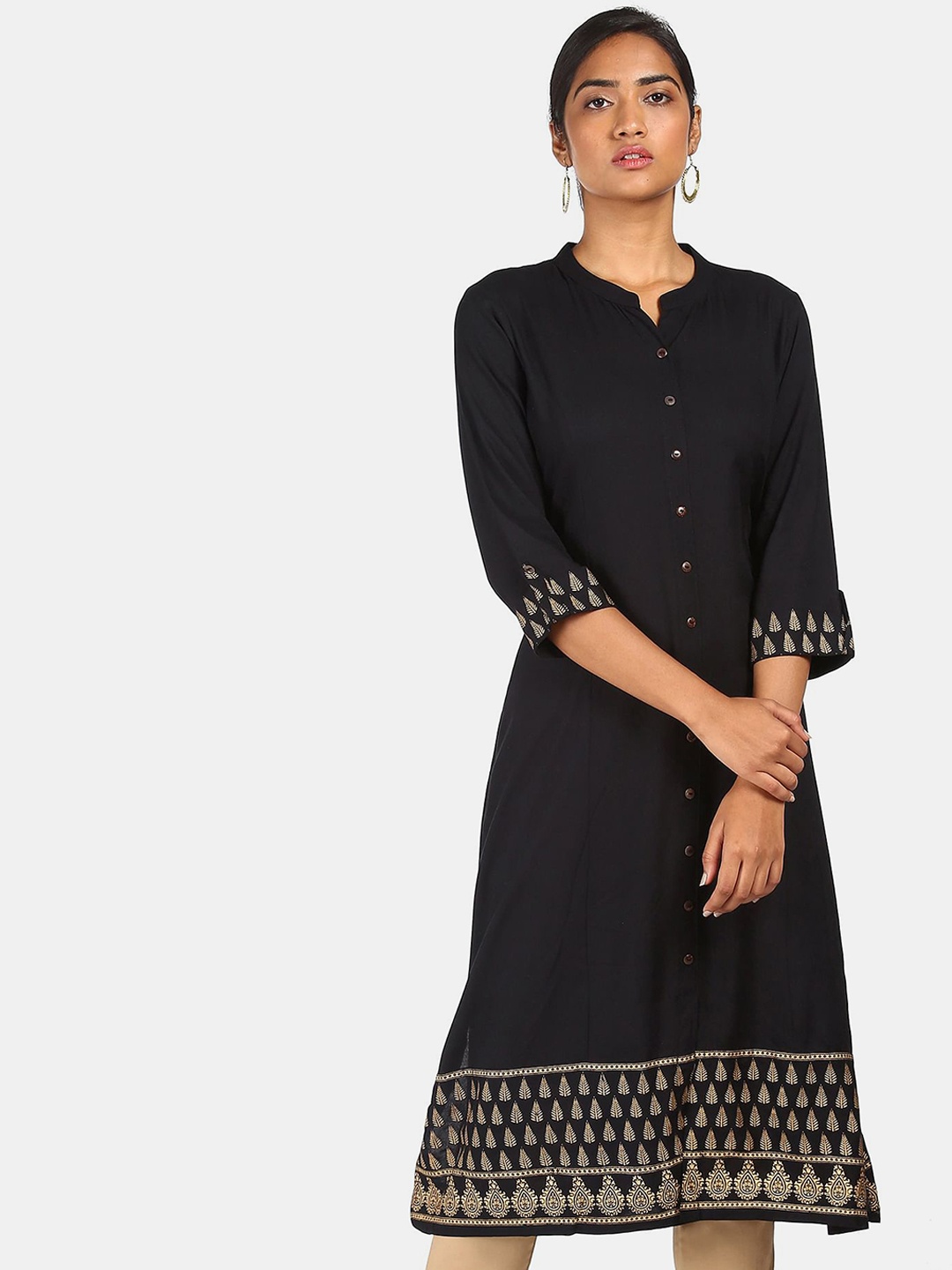 

Karigari Women Black Kurta