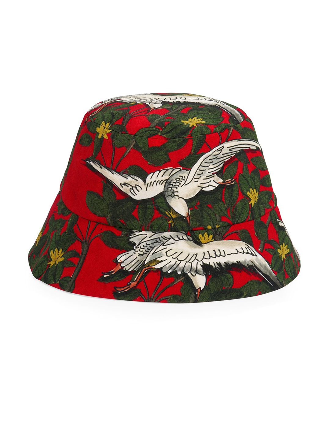 

Masaba Women Red & Green Printed Bucket Hat