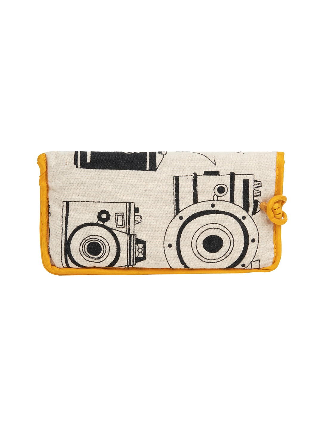 

Masaba Women Yellow & White Printed Sunglasses Case