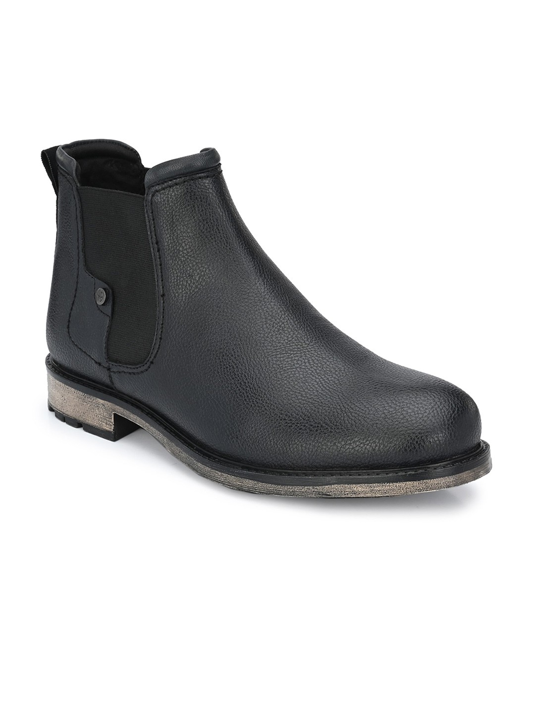 

Delize Men Black Flat Boots