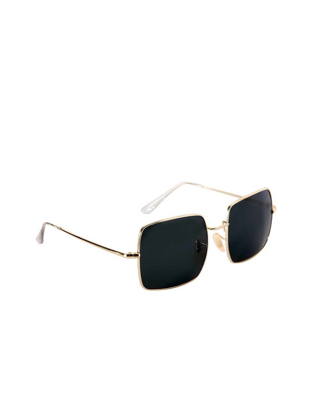 

GIO COLLECTION Men Grey Lens & Gold-Toned Square Sunglasses - GM1971C02-Grey