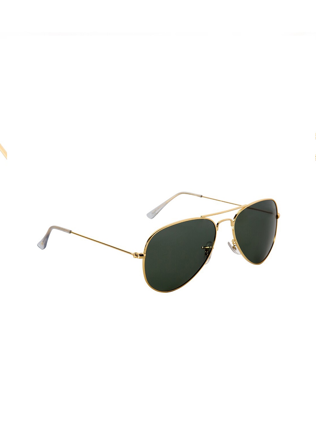 

GIO COLLECTION Unisex Green UV Protected Aviator Sunglasses GM10366C04