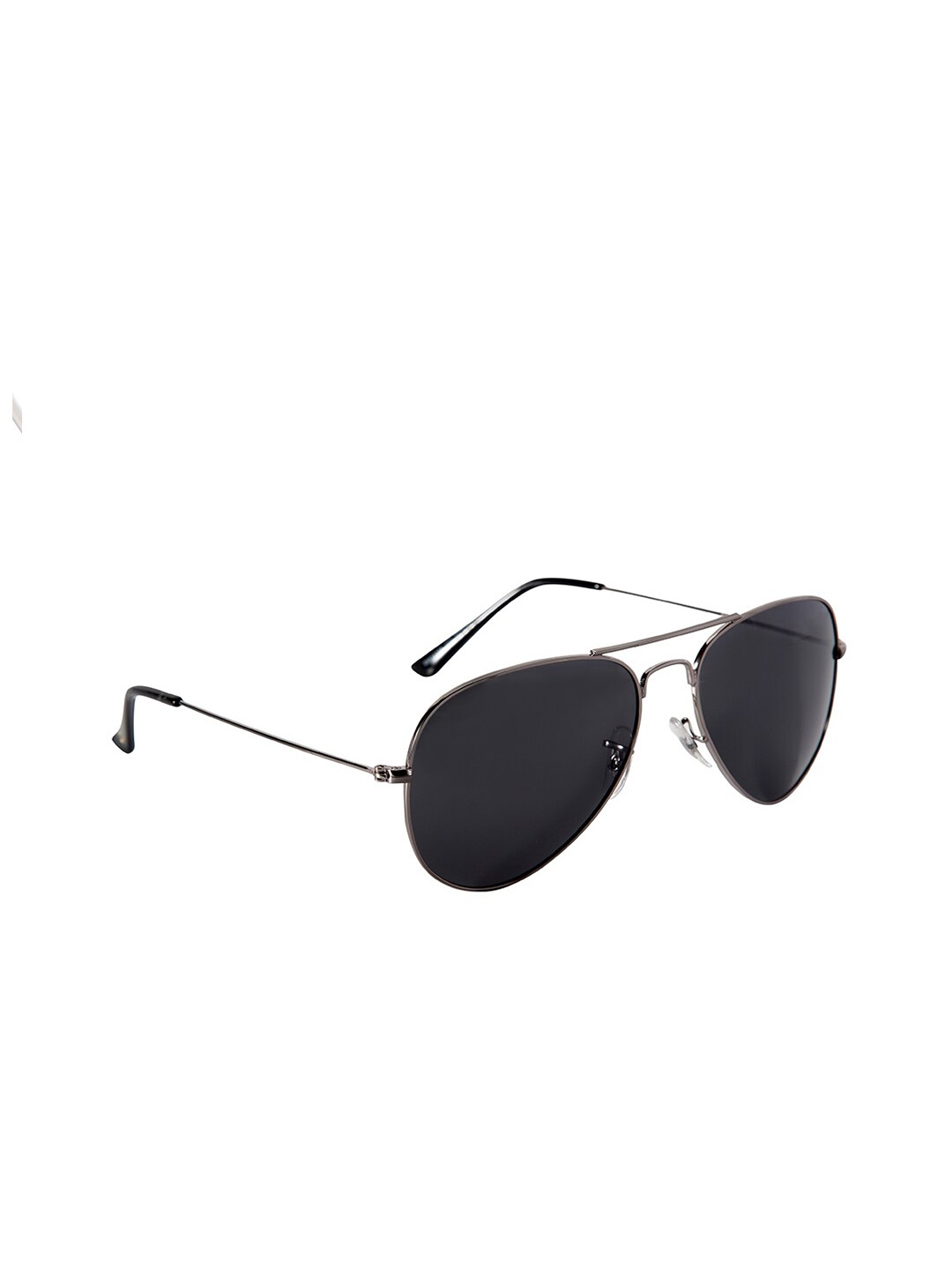 

GIO COLLECTION Unisex Grey Lens & Gunmetal-Toned Aviator Sunglasses - GM10366C01-Grey
