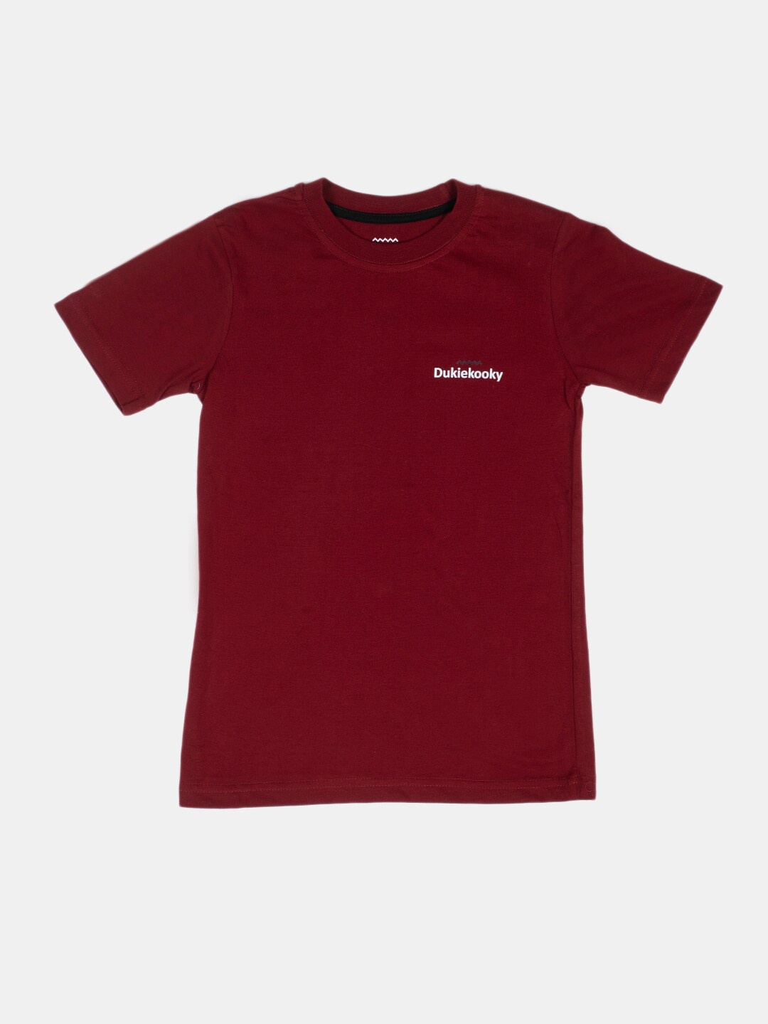 

DukieKooky Boys Maroon Cotton T-shirt