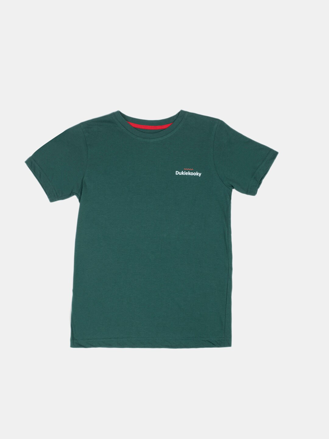 

DukieKooky Boys Green Cotton T-shirt