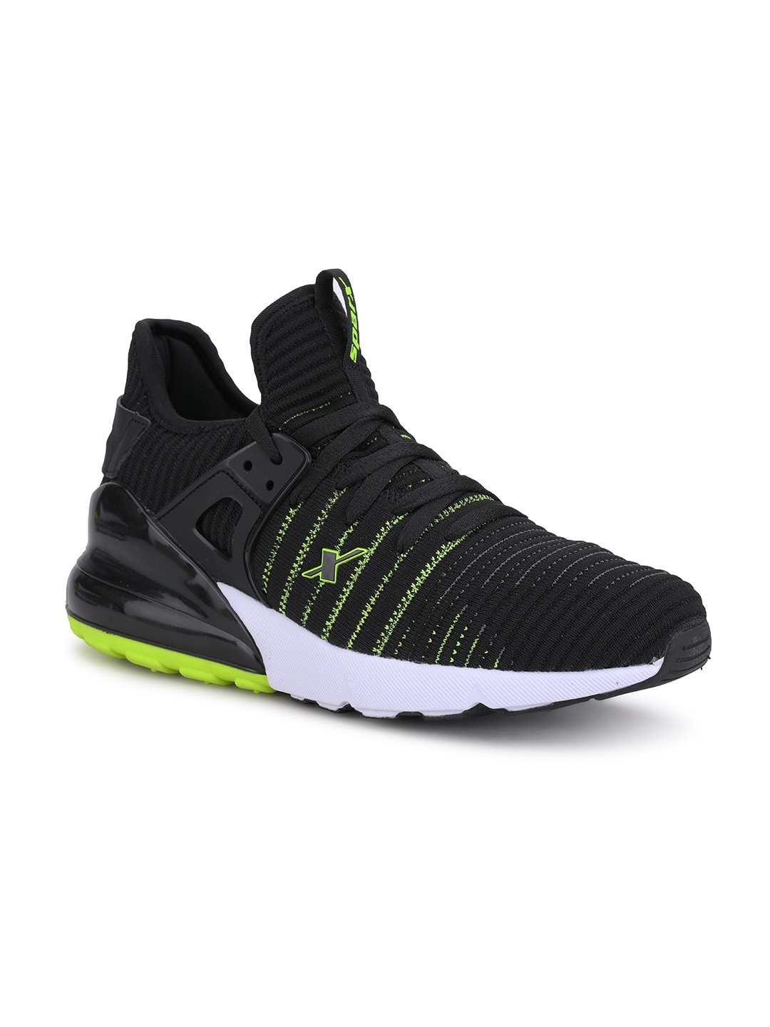 

Sparx Men Black Mesh Running Non-Marking Shoes