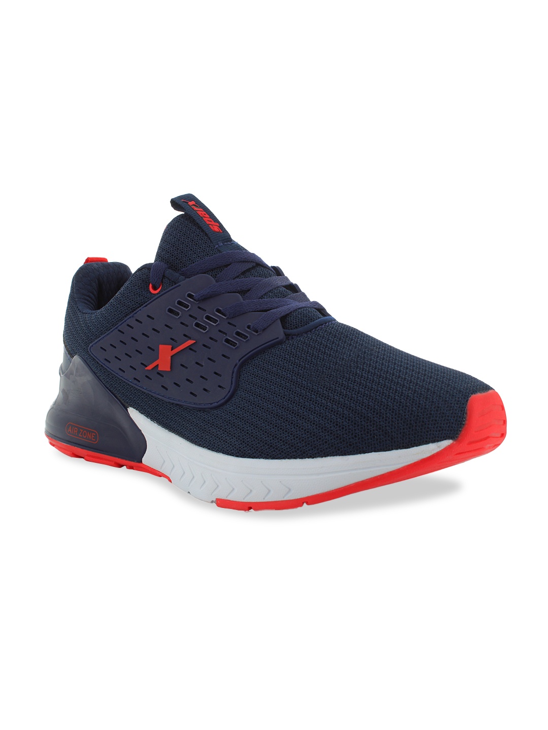

Sparx Men Navy Blue Mesh Running Non-Marking Shoes