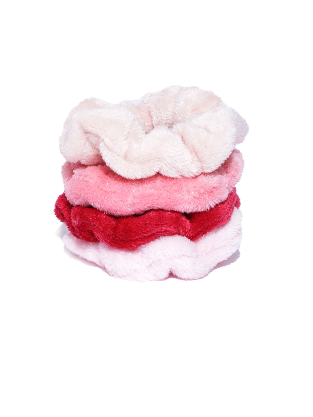 

Blueberry Women Multicoloured Set of 4 Ponytail Holders, Multi