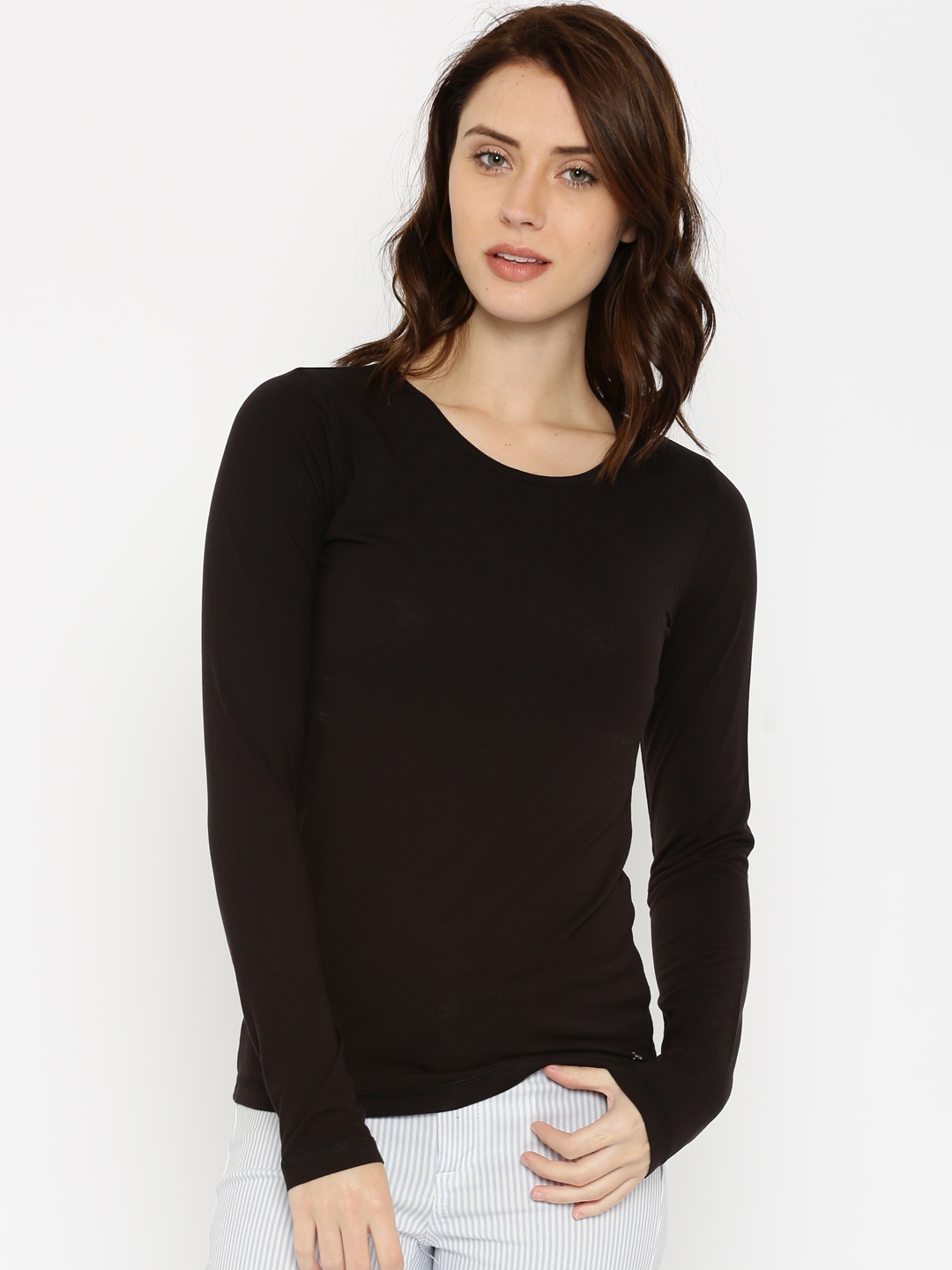 

Kanvin Black Lounge Top KAW301E