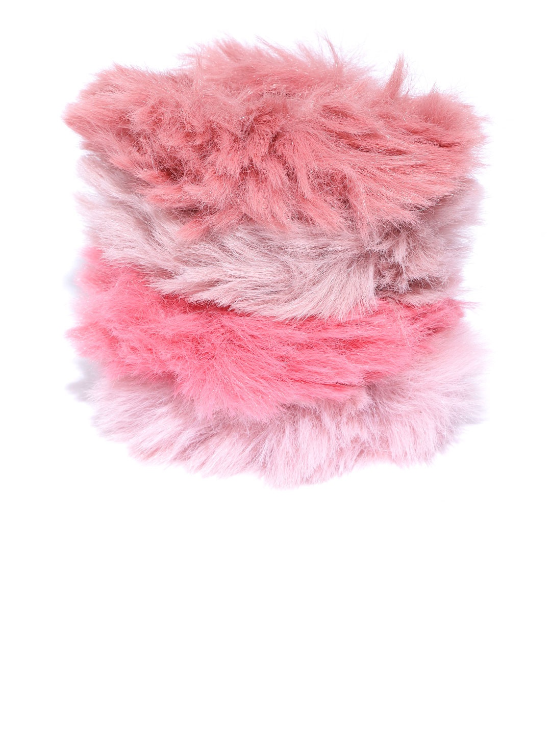 

Blueberry Women Set of 4 Fur Scrunchies, Multi