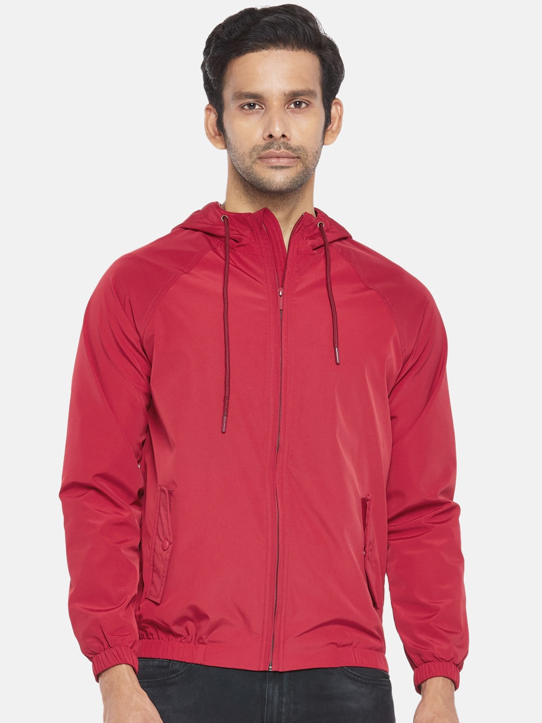 

BYFORD by Pantaloons Men Red Sporty Jacket