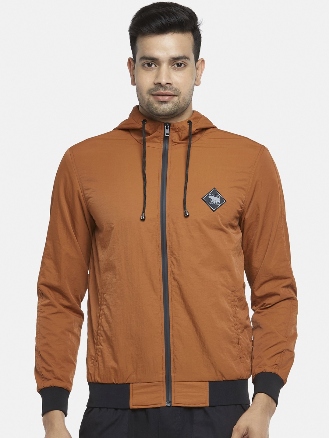 

Urban Ranger by pantaloons Men Rust Bomber Jacket