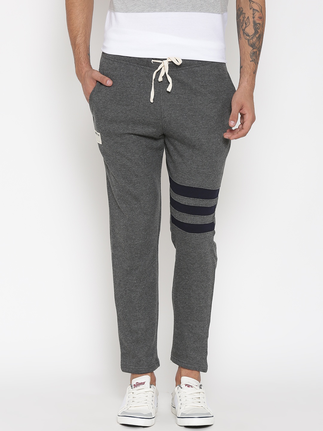 

Hubberholme Charcoal Grey Structured Fit Track Pants