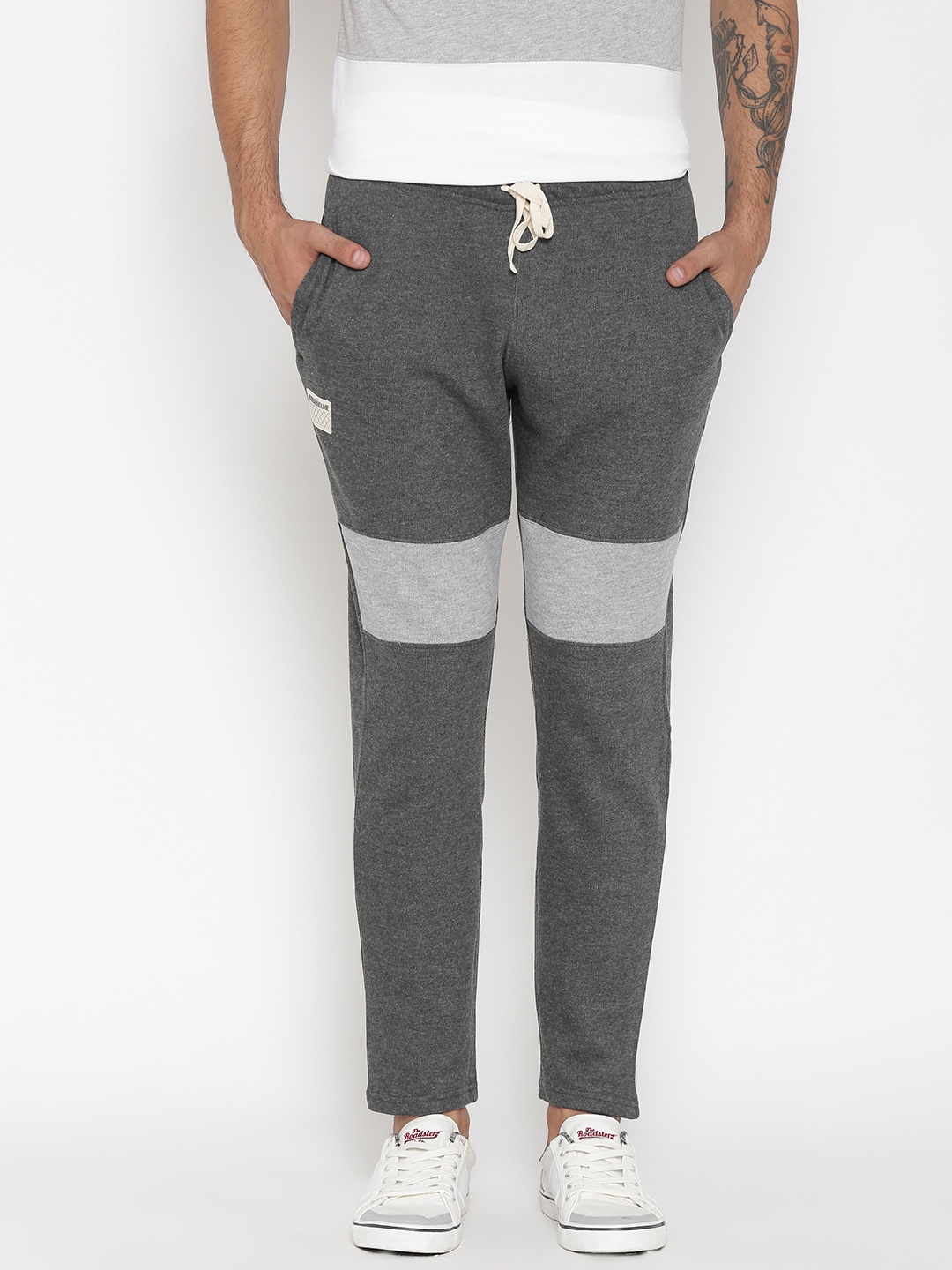 

Hubberholme Charcoal Grey Structured Fit Track Pants