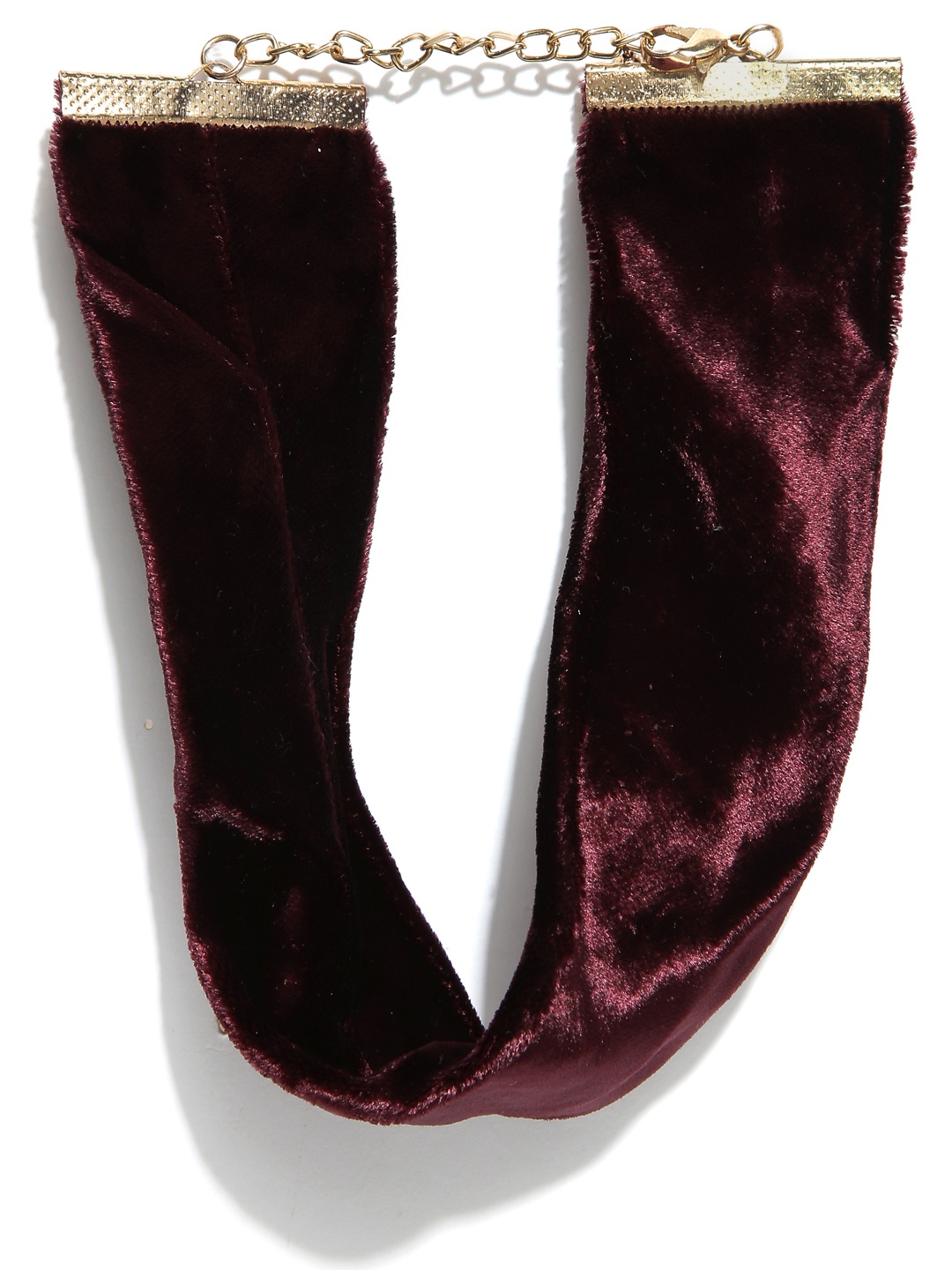 

Blueberry Burgundy Velvet Choker Necklace