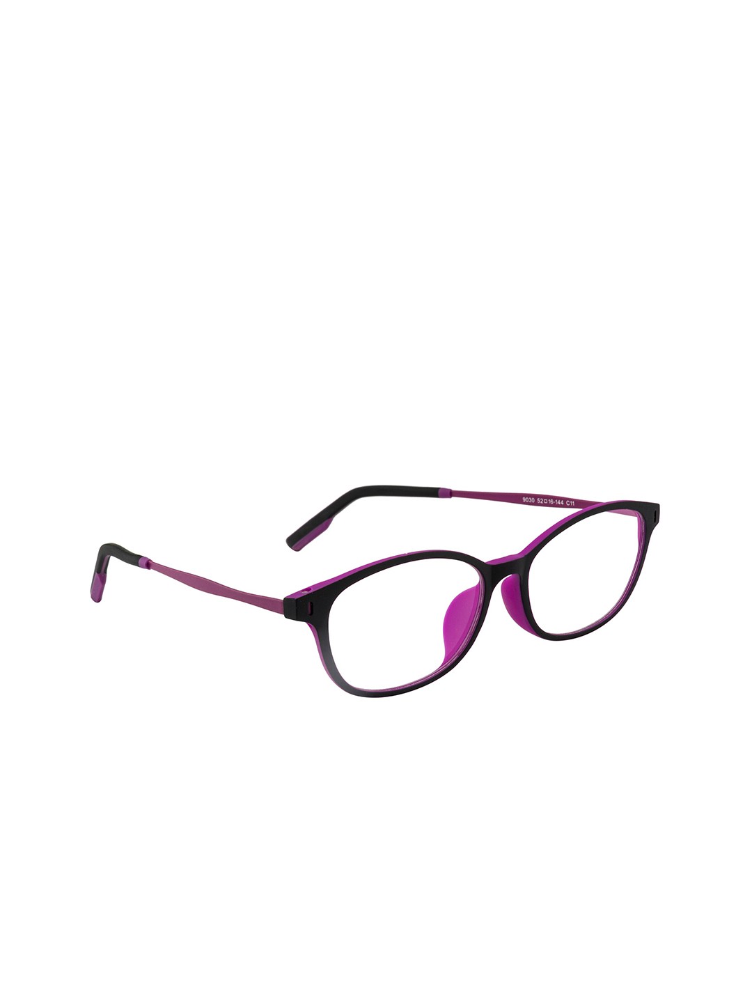 

Ted Smith Women Purple & Black Full Rim Oval Frames