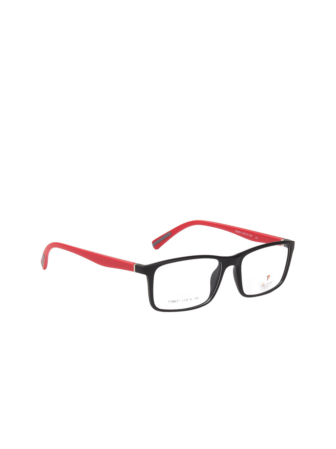 

Ted Smith Unisex Black Solid Wayfarer Frames TSL-Rasa_Red