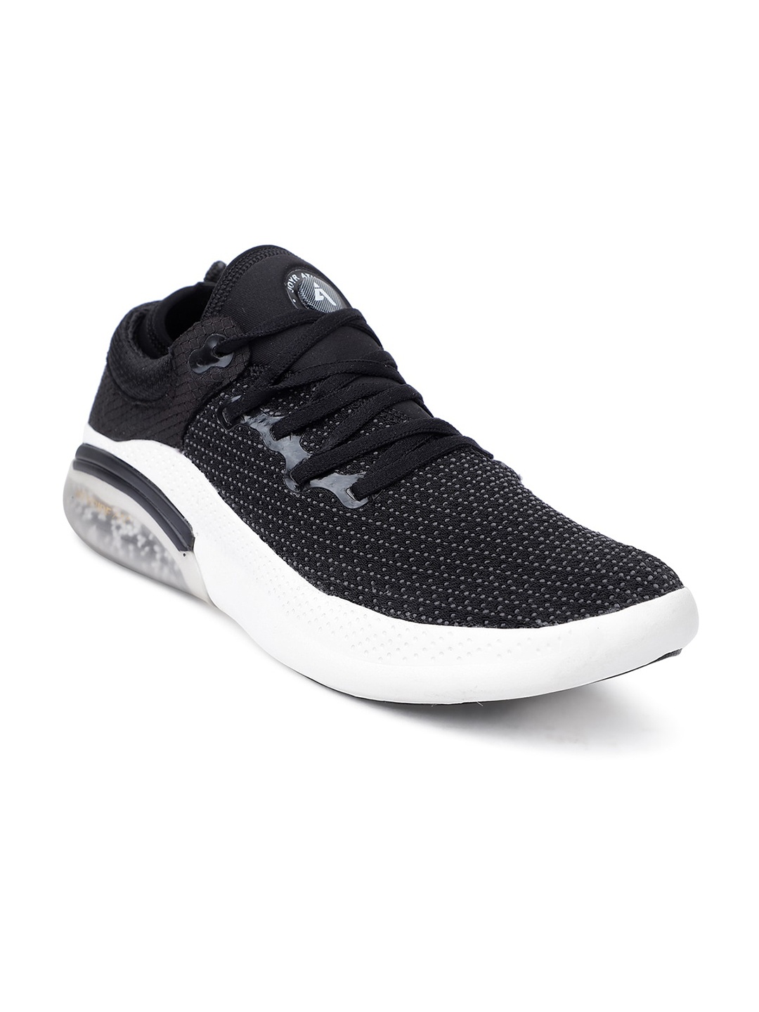 

Action Athleo ATG-183 Men Black Mesh Running Shoes