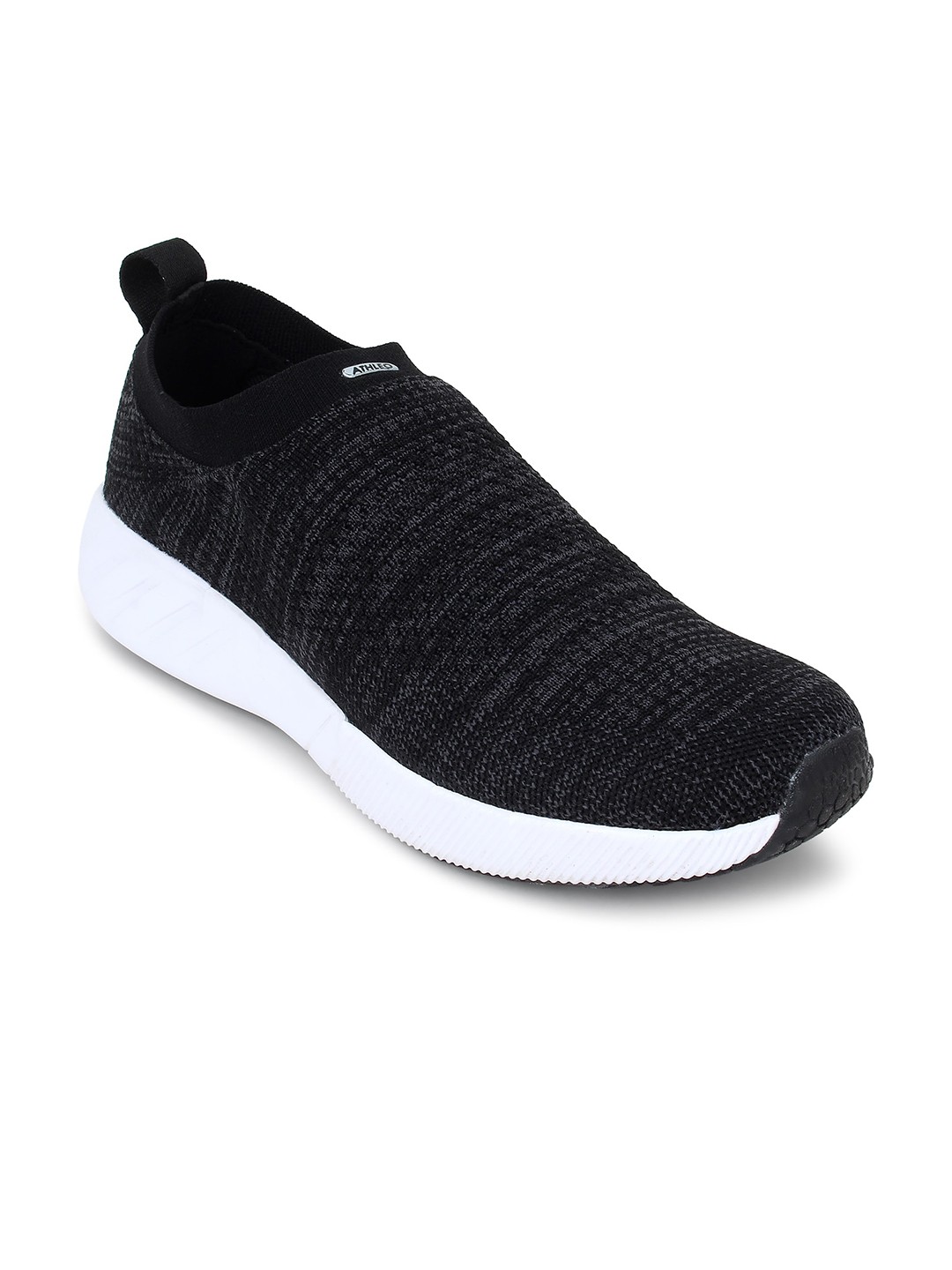 

Action Men Black & Grey Slip On Running Shoes