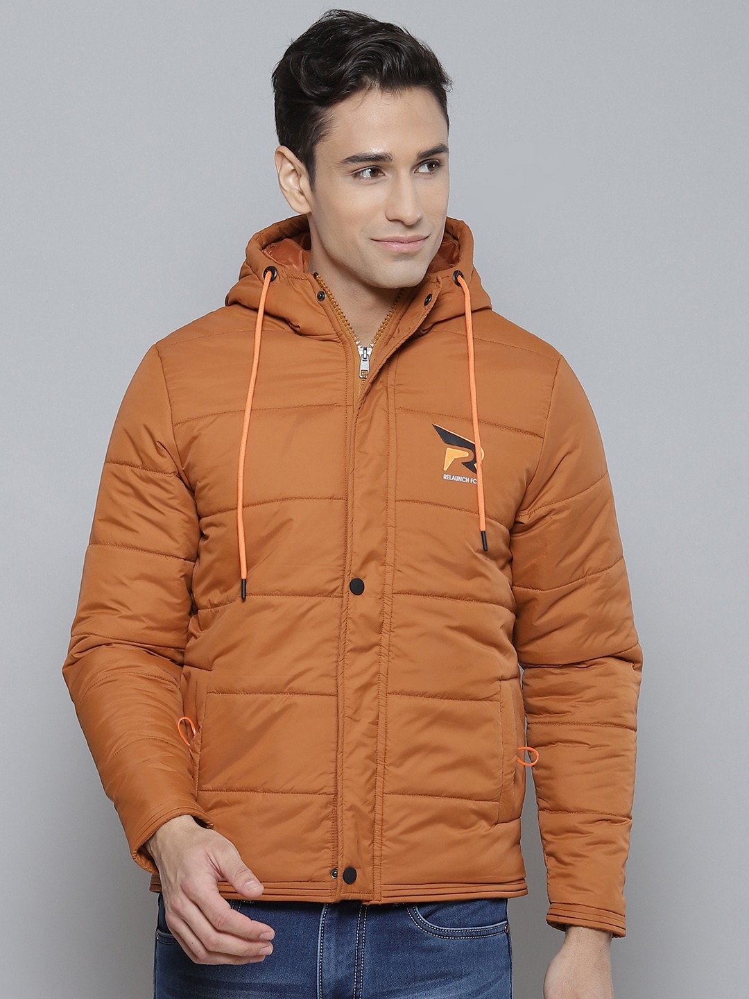

Fort Collins Men Rust Bomber Jacket
