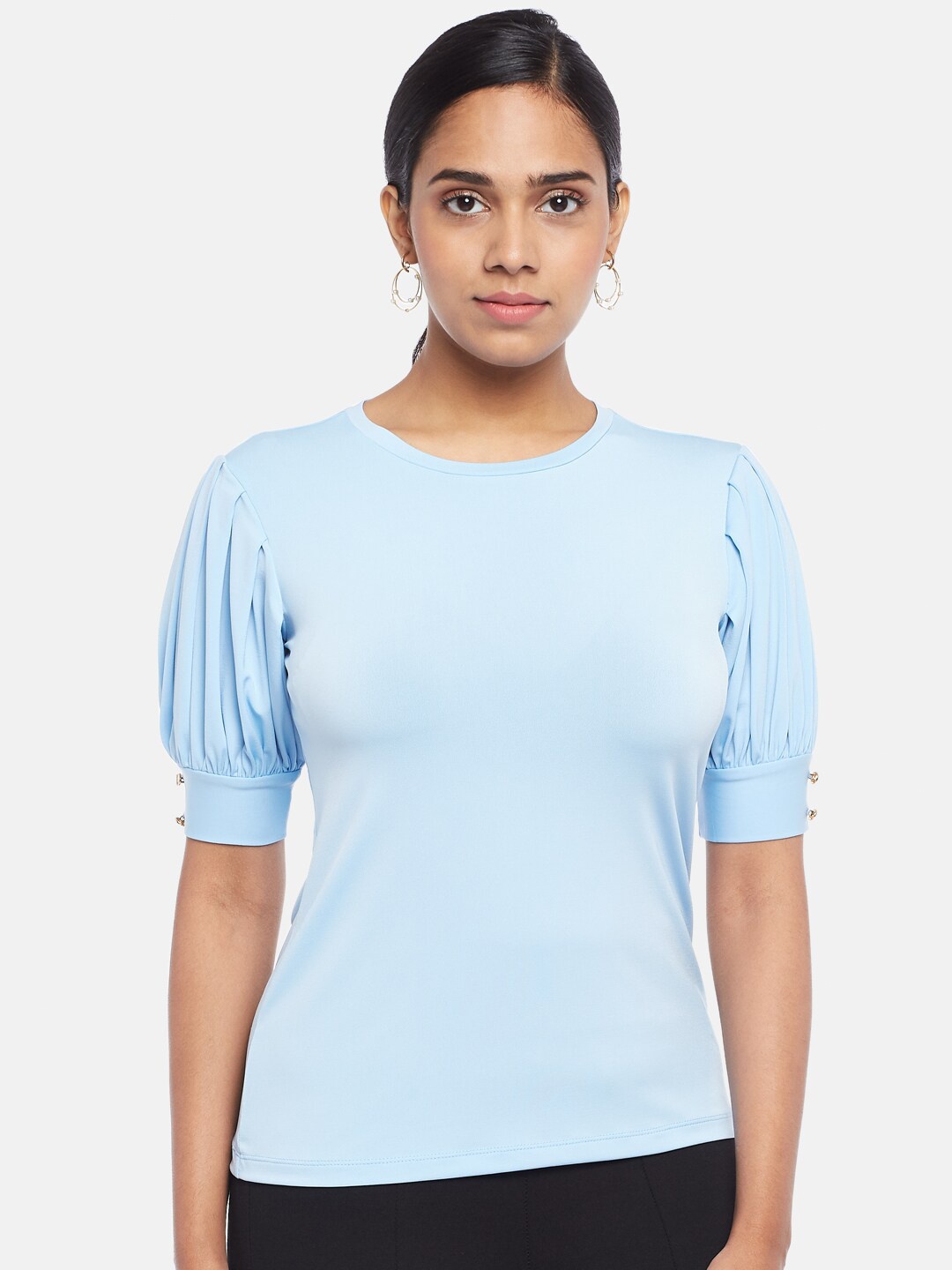 

Annabelle by Pantaloons Blue Regular Top