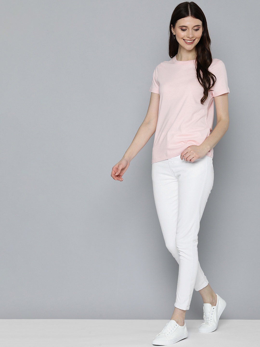 

M&H Our Water Women White Super Skinny Fit Stretchable Jeans