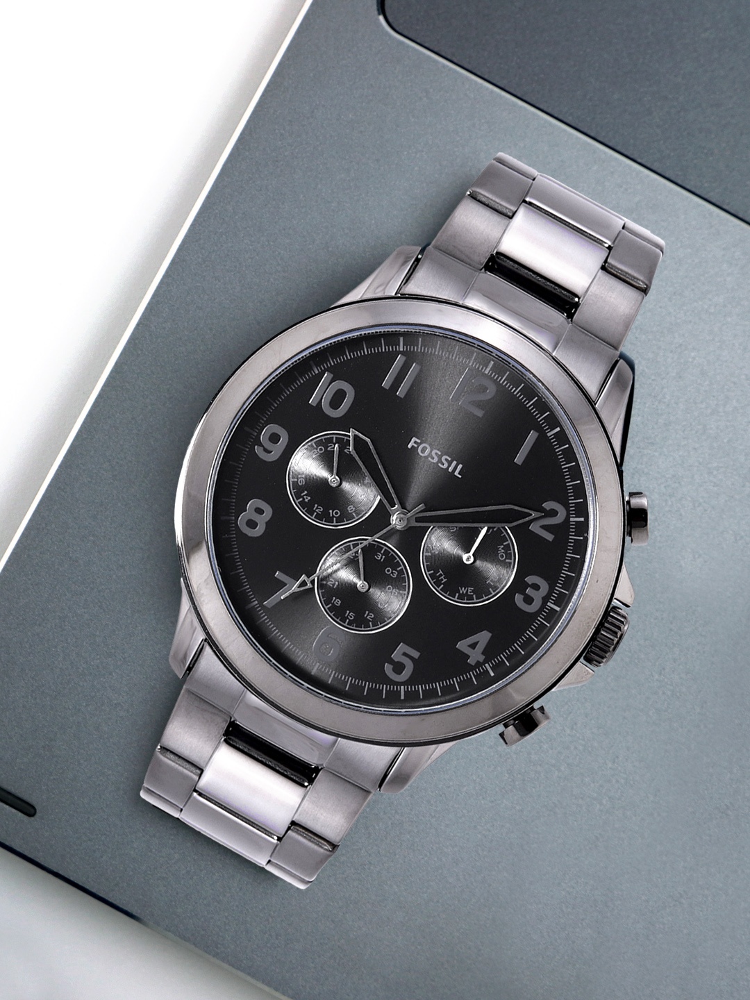 

Fossil Men Black Yorke Analogue Watch BQ2539