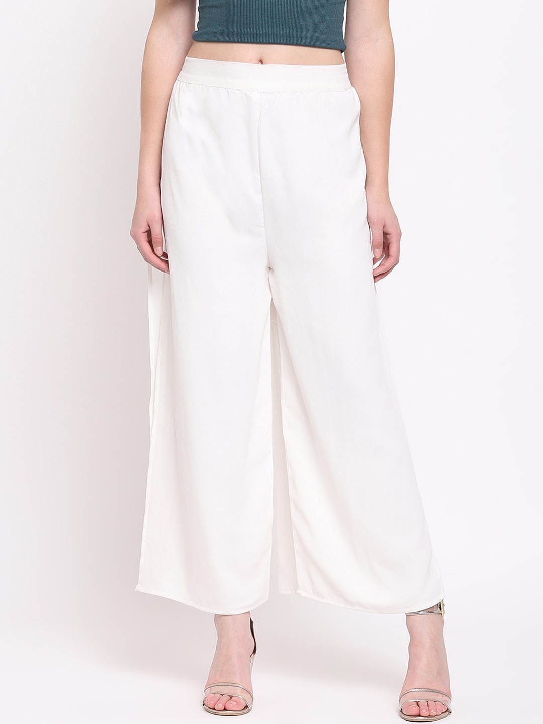 

RIVI Women Off White Palazzos