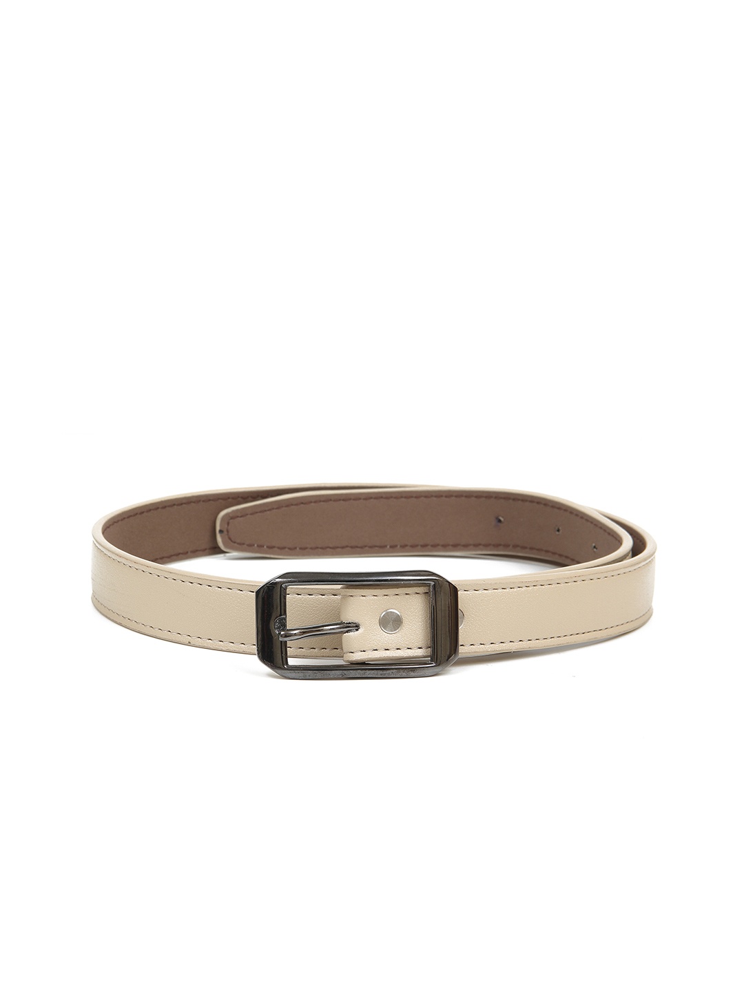 

Calvadoss Girls Camel Brown Textured PU Slim Belt