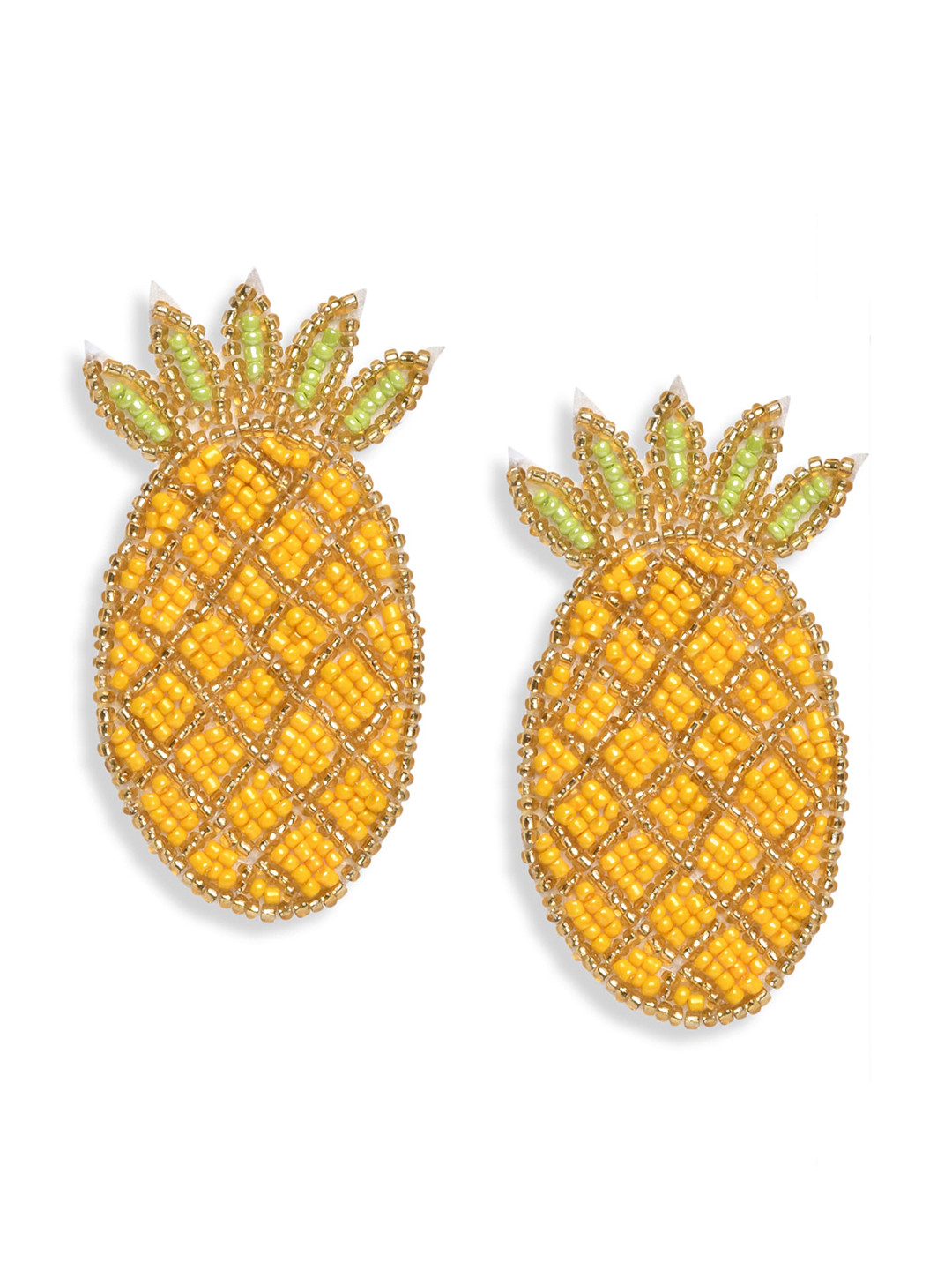 

Bella Moda Yellow Contemporary Drop Earrings