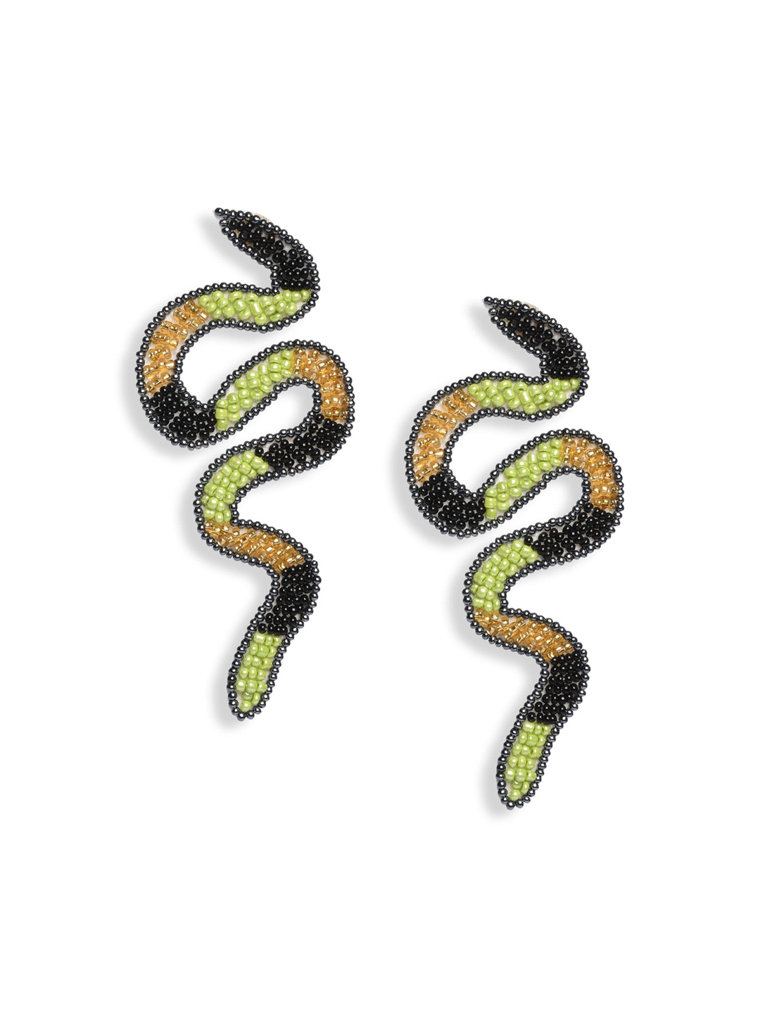 

Bella Moda Green Animal Shaped Drop Earrings