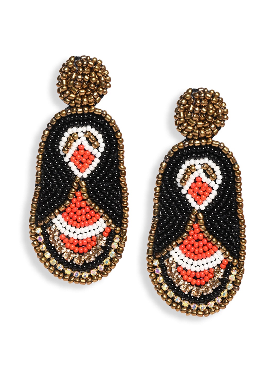 

Bella Moda Multicoloured Contemporary Drop Earrings, Multi