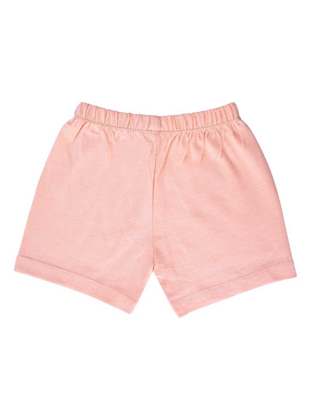 

little heaven Infant Boys Peach-Coloured Pure Cotton Regular Shorts